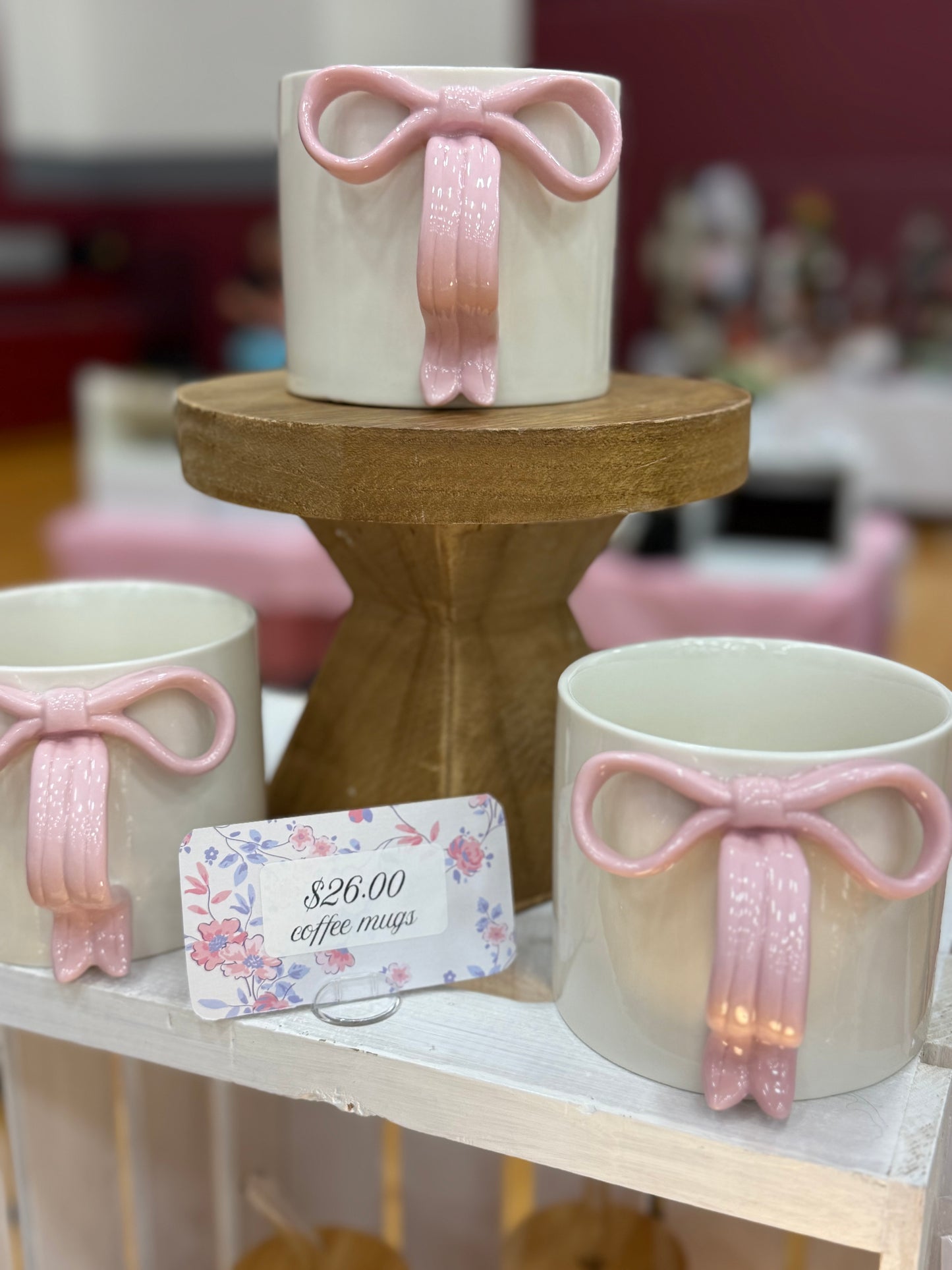 The Pink Bow Mug