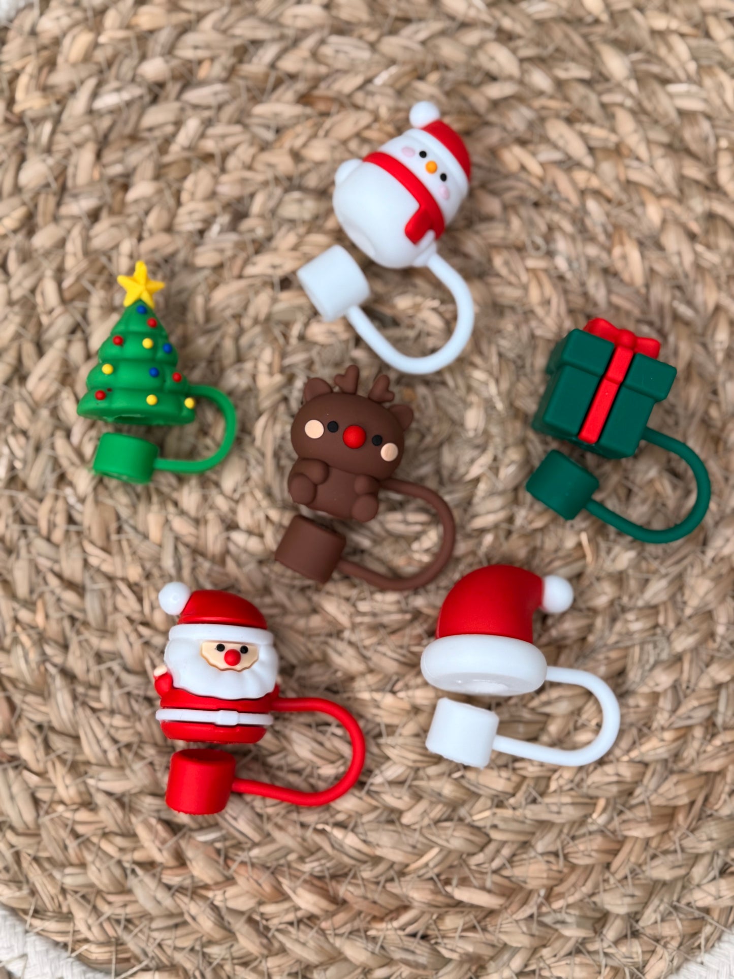 Christmas Straw Toppers