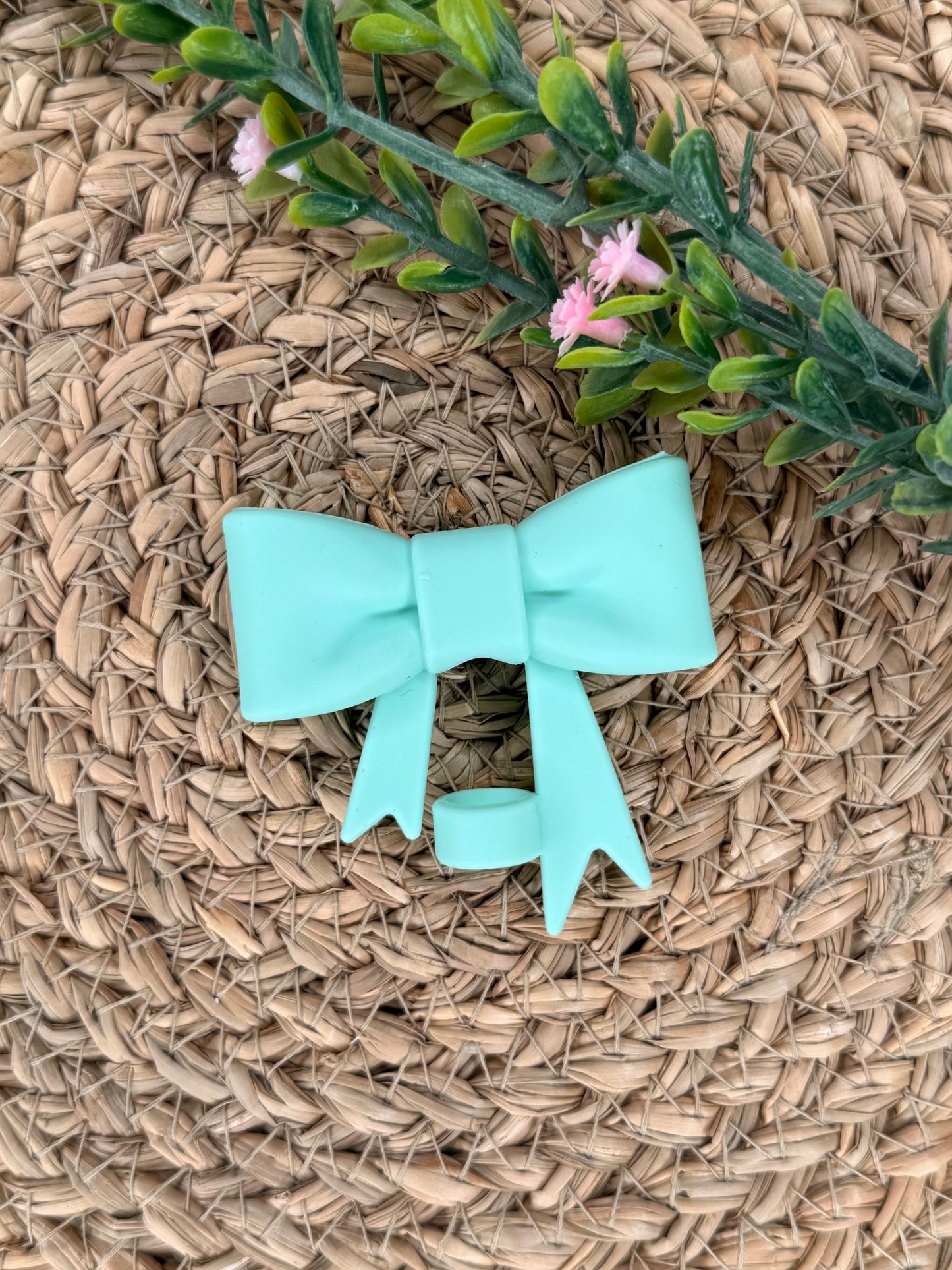 Mega Bow Straw Topper | Solids