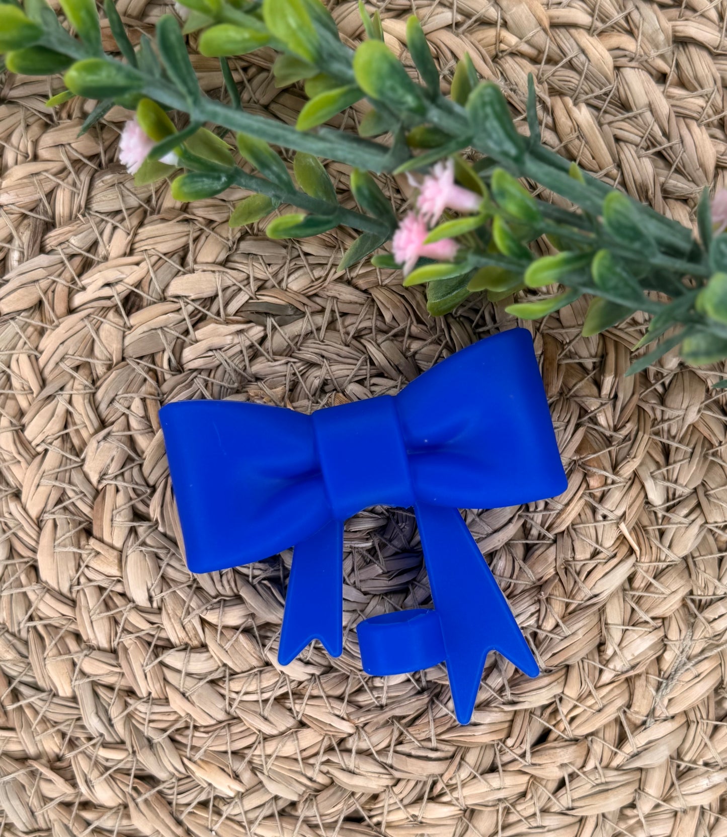 Mega Bow Straw Topper | Solids