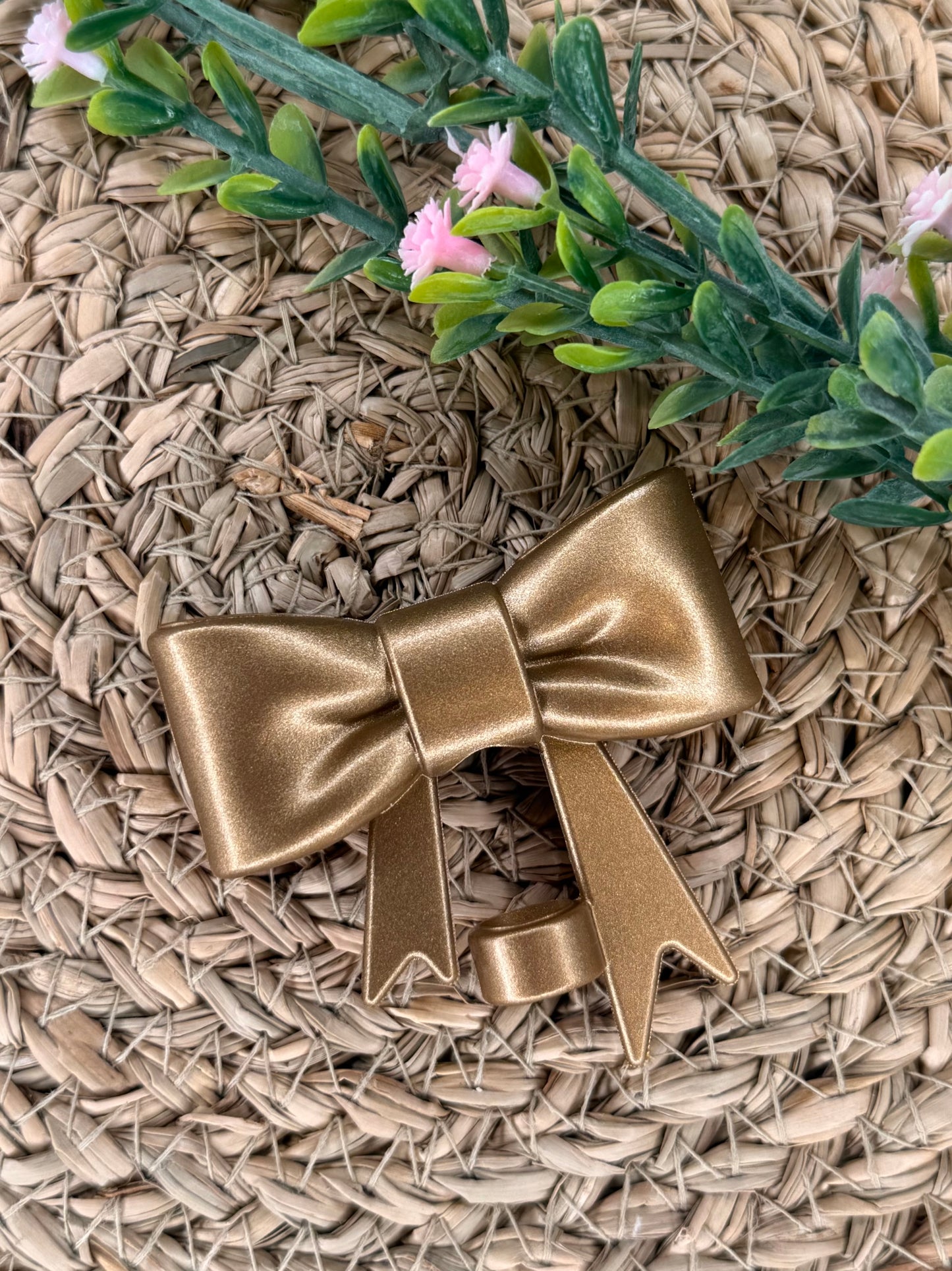 Mega Bow Straw Topper | Solids