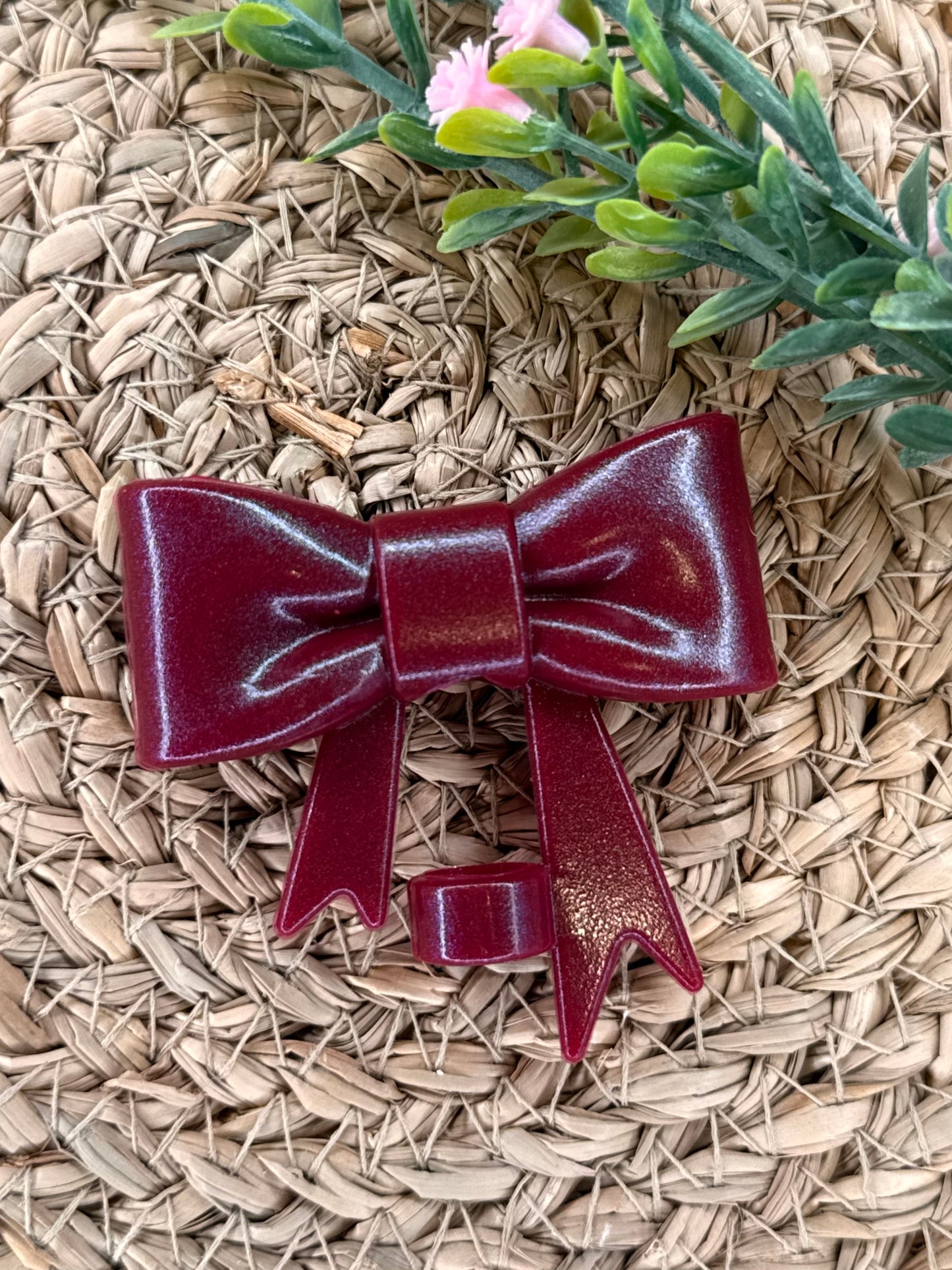 Mega Bow Straw Topper | Solids