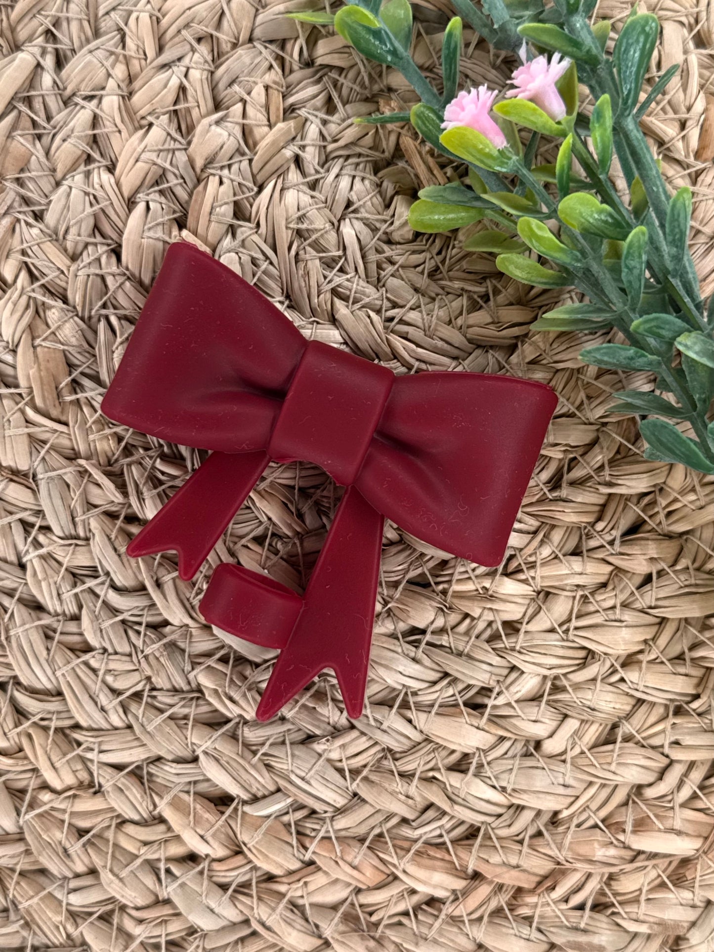 Mega Bow Straw Topper | Solids
